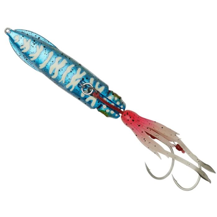 Savage Gear SwimSquid Inchiku pilker, Blue Pink Glow színben, 9cm, 120g