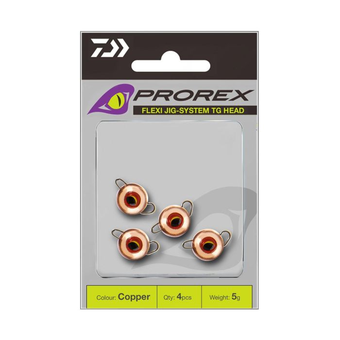 Cheburashka ólom Daiwa Jig Prorex Flexi Jig-System TG Head, Copper 2