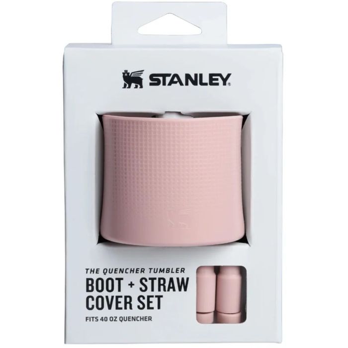 Védőszett Stanley Quencher, talp + szívószálvédők, Pink Dusk, 1.18L
