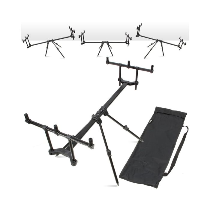 Rod Pod NGT Slider Pod, Negru, 3 Posturi 4