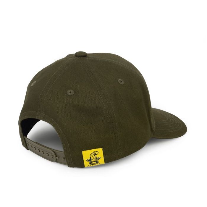 Sapca Black Cat Green Flat Peak Cap, Verde 2
