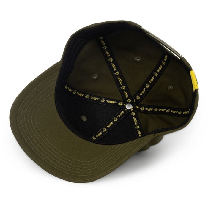Sapca Black Cat Green Flat Peak Cap, Verde 4