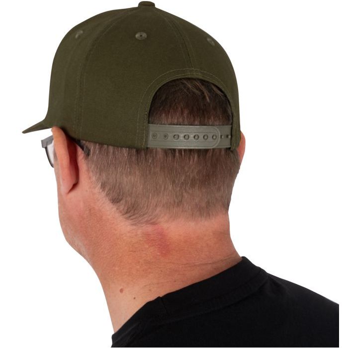 Sapca Black Cat Green Flat Peak Cap, Verde 6
