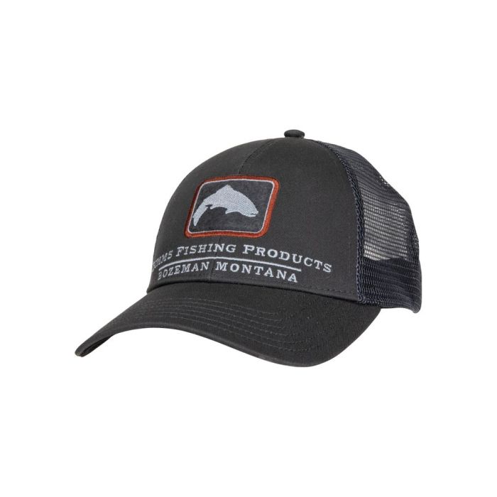 Sapca Simms Trout Icon Trucker Carbon