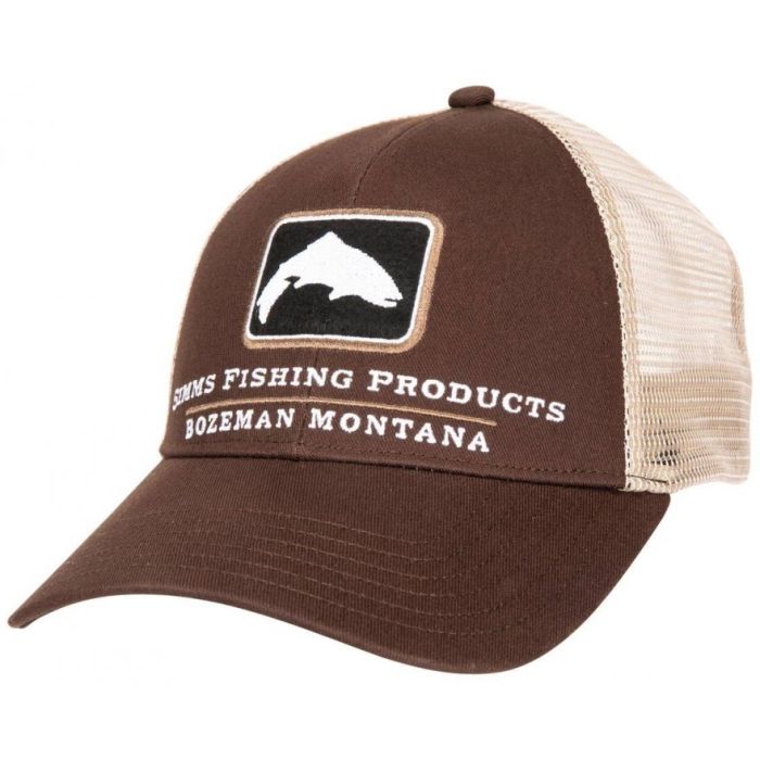 Sapca Simms Trout Icon Trucker Mahogany