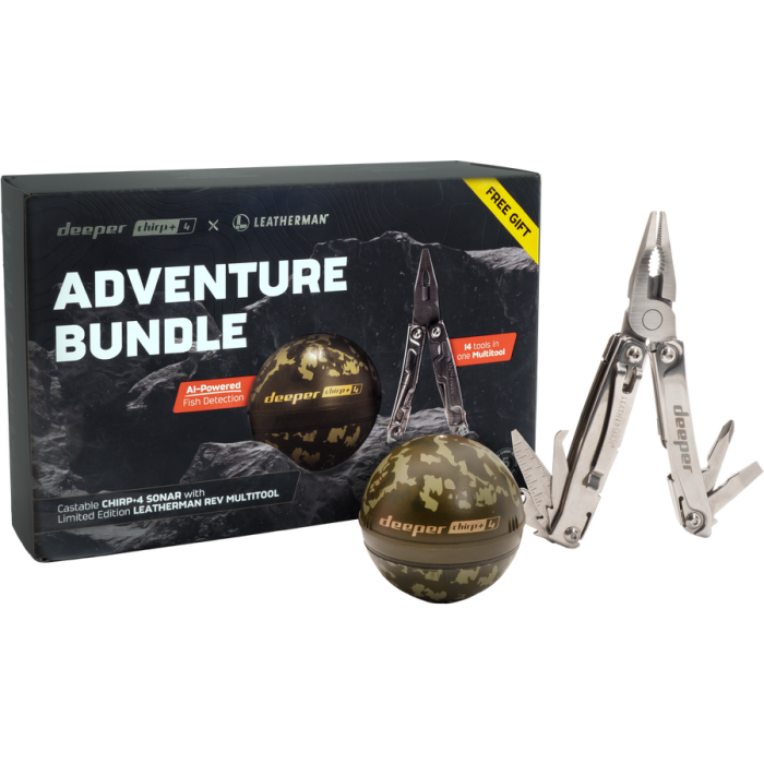 Adventure szett Deeper Sonar Smart CHIRP+ 4.0 + Leatherman REV többfunkciós fogó