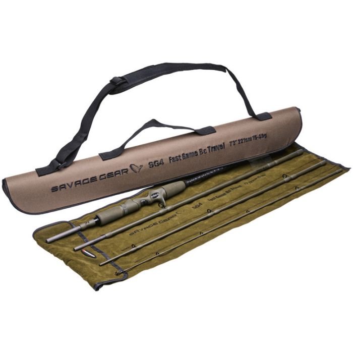 Savage Gear SG4 Fast Game BC Trigger Travel Rod horgászbot, 2.21m, 20-60g, 4 részes 2