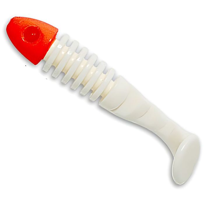 Shad Delalande Skeleton, Blanc Tete Rouge, 18cm, 1db/csomag