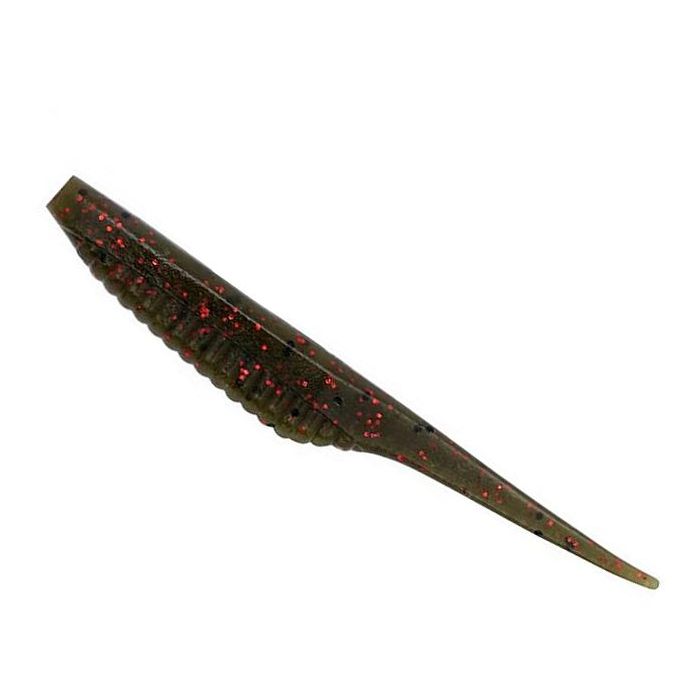 Shad Duo Realis Versa Pintil, F018 Green Pumpkin Red Flake, 12,5 cm, 5 db/csomag