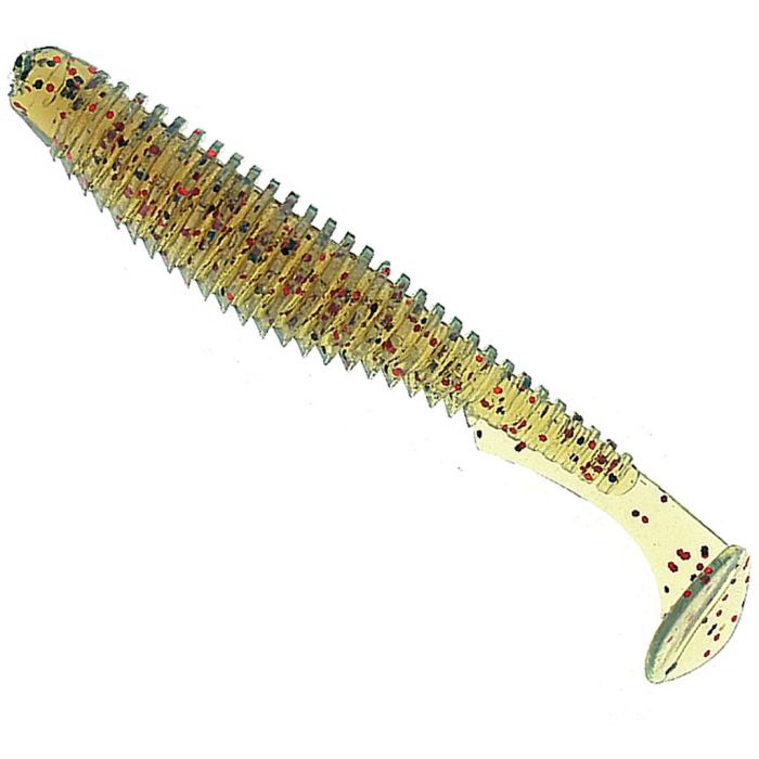Shad FishUp U-Shad 2", Culoare 019 Motor Oil/Red, 5cm, 10buc/plic