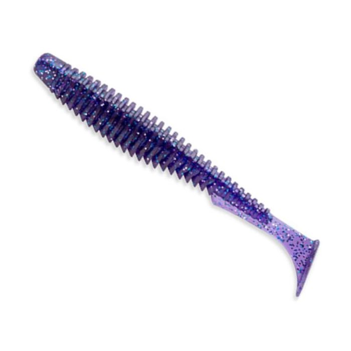 Shad FishUp U-Shad 2", Szín 060 Dark Violet/Peacock & Silver, 5cm, 10db/csomag