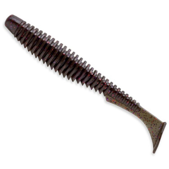 Shad FishUp U-Shad 3.5", Szín 050 Green Pumpkin Brown/Red & Purple, 9cm, 8db/csomag