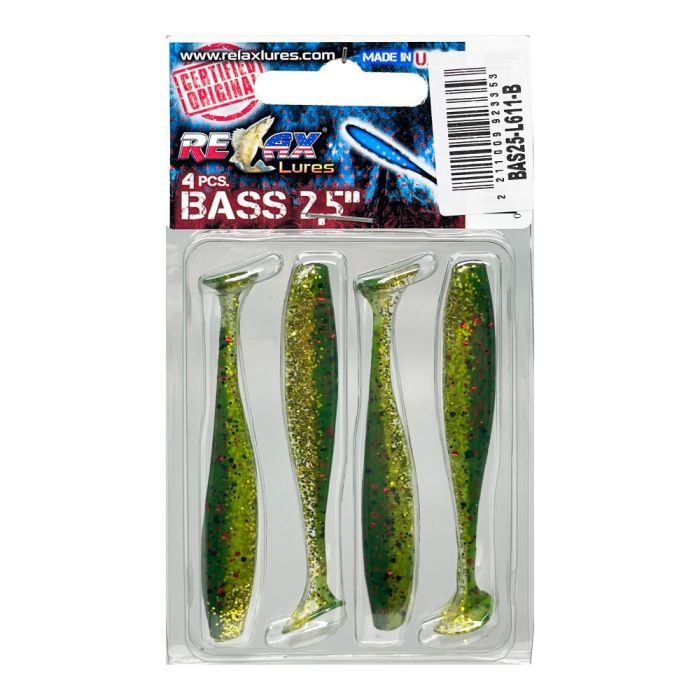 Shad Relax Bass Laminált, L611, 6,5cm, 4db/bliszter