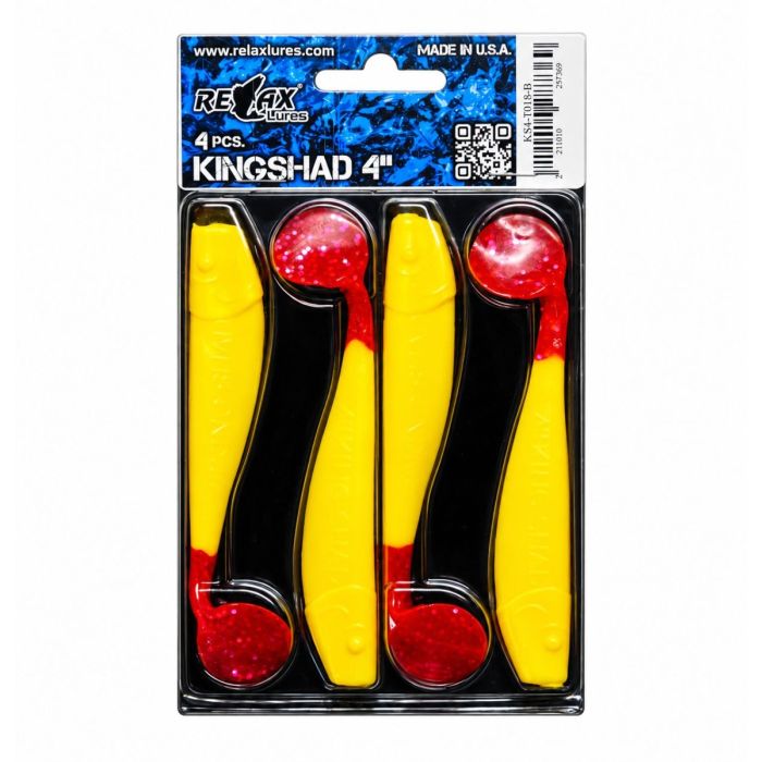 Shad Relax KingShad Tail, T018, 10cm, 4buc/blister