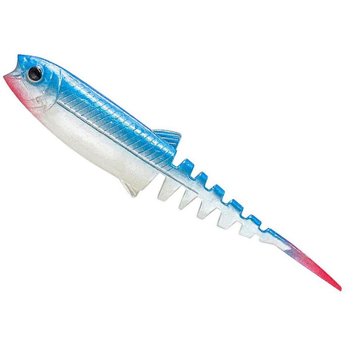 Shad Savage Gear Cannibal Minnow V-Tail, Blue Pearl, 8cm, 5db/csomag