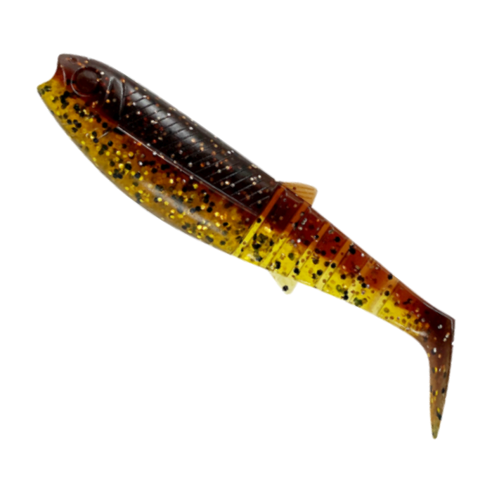Shad Savage Gear Cannibal Shad, Motor Oil UV, 12,5 cm, 20 g, 4 db/csomag