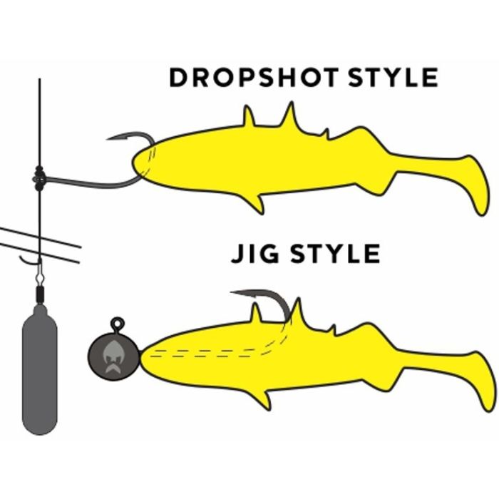 Shad Westin Stanley the Stickleback Shadtail, Szín Stickleback, 7.5cm, 4g, 6db/csomag 2