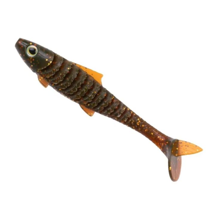 Shad Zeck Baby Rippler, Motoroil, 12cm, 11g, 3db/tasak