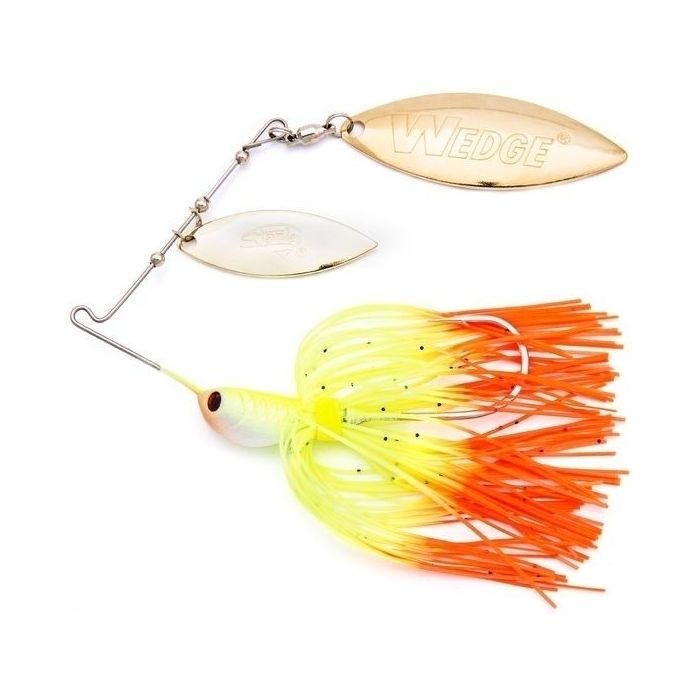 Spinnerbait Stanley Jigs Wedge Plus, Chartreuse  Orange, 7g