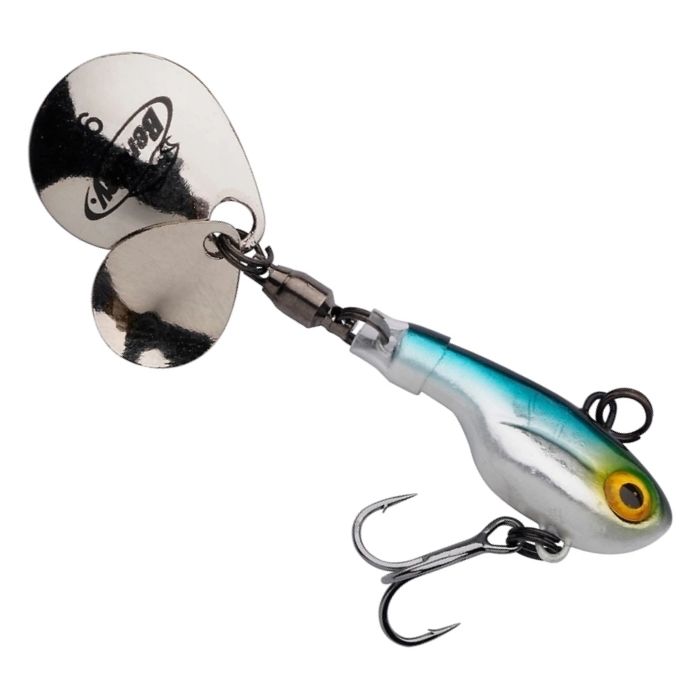 Spinnertail Berkley Pulse Spintail, Blue Silver Glitter, 7.5cm, 21g