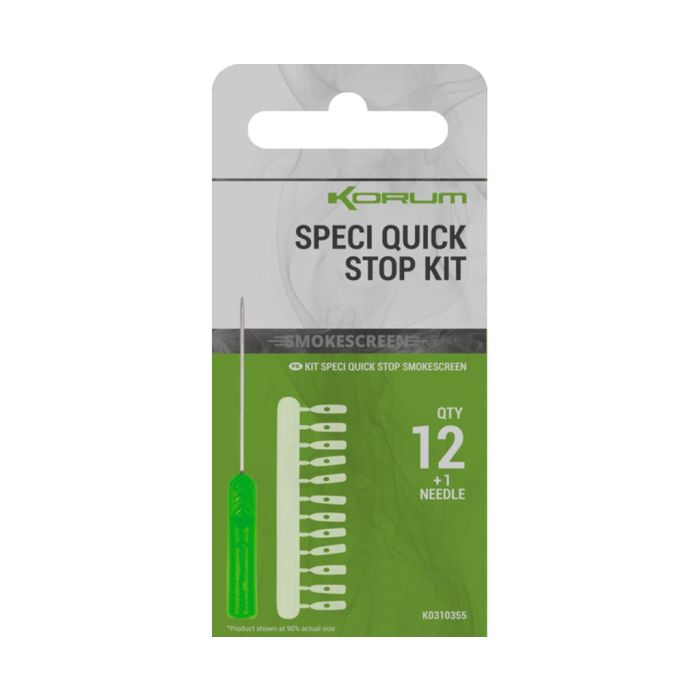 Stoppere Korum Smokescreen Speci Quick Stop Kit, 12buc/plic