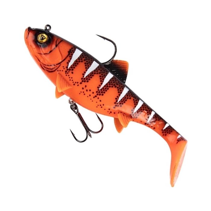 Swimbait FOX Rage Replicant Wobble, UV Red Wake, 14cm, 55g