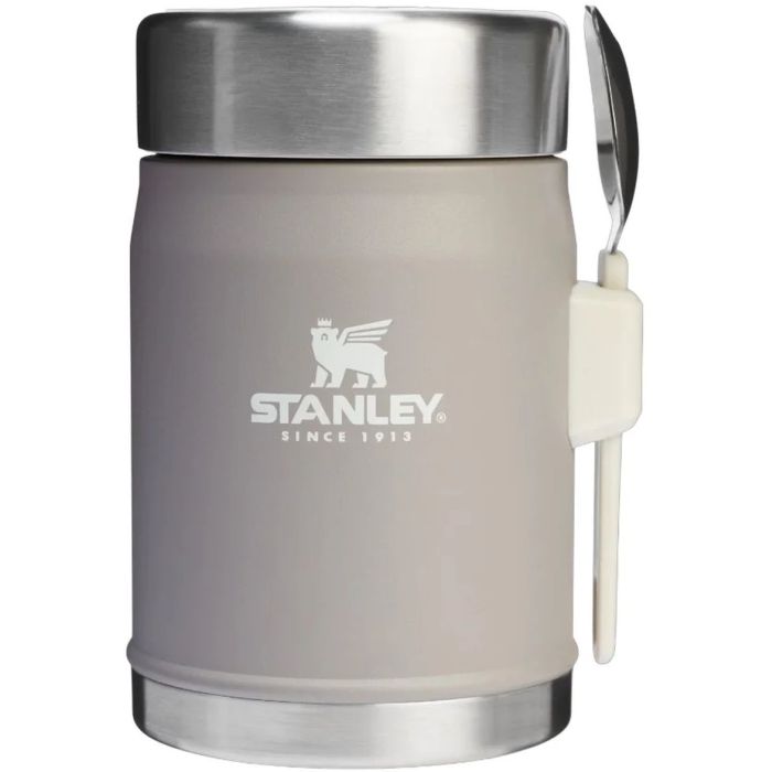 Stanley The Legendary Food Jar + Spork ételtermosz, 0.4L, Ash 2.0