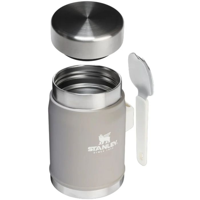 Stanley The Legendary Food Jar + Spork ételtermosz, 0.4L, Ash 2.0 3