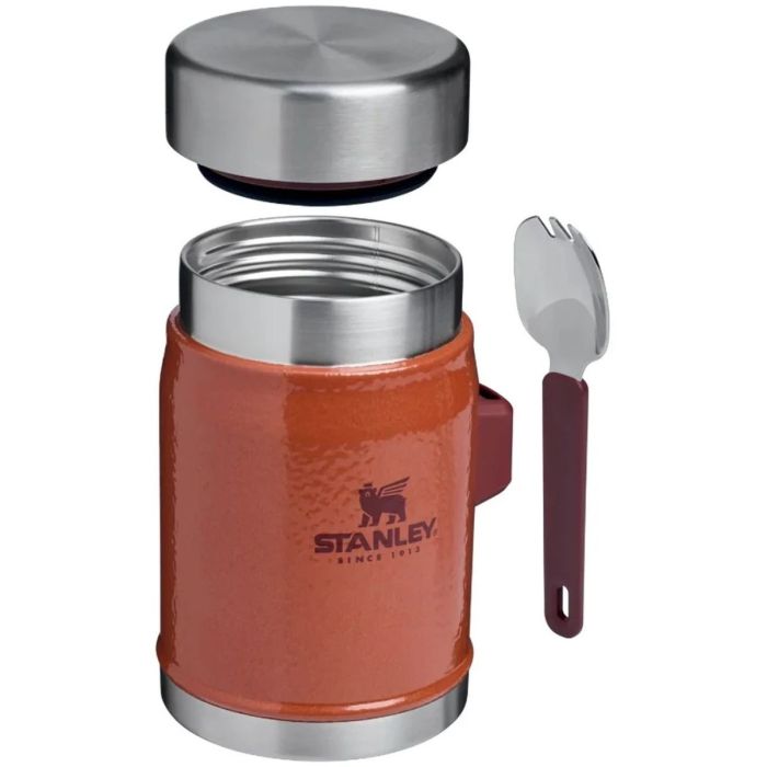 Ételtermosz Stanley The Legendary Food Jar + Spork, 0.4L, Hammertone Clay 2