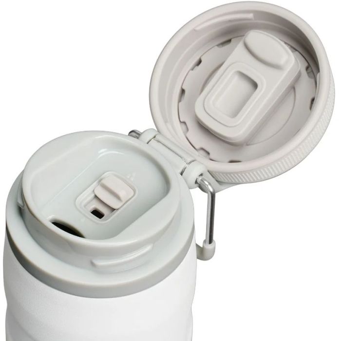 Termosz Stanley The IceFlow Twist Flip Bottle, Alb Frost, 0.47L 3
