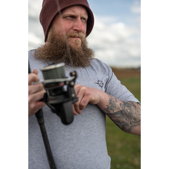 Tricou Korda Compass Tee, Heather Grey 3
