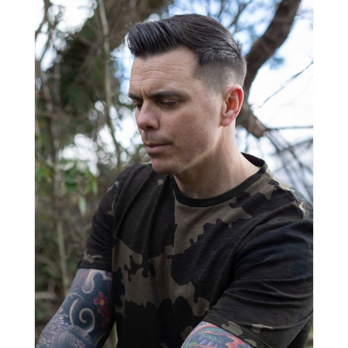 Tricou Korda Kamo Tee, Dark Kamo 4