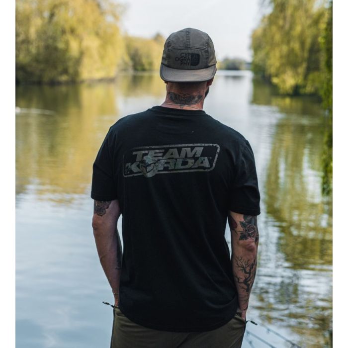 Tricou Korda TK Digi Kamo Tee, Black 3