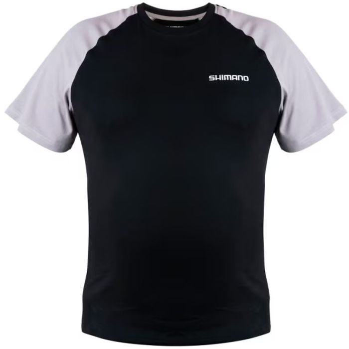 Shimano Short Sleeve T-Shirt póló, Black