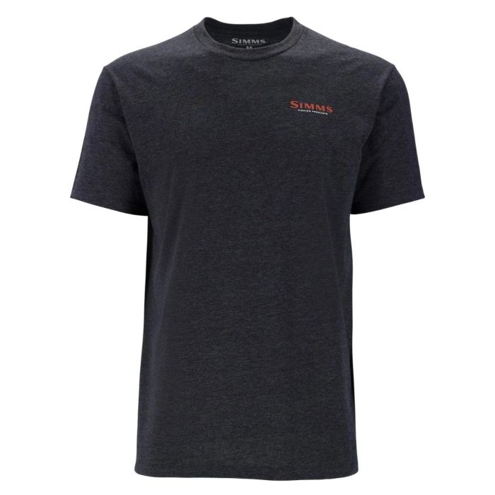 Tricou Simms Let It Fly T-Shirt, Charcoal Heather