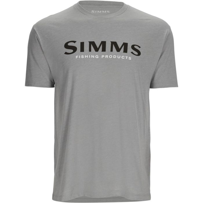 Tricou Simms Logo T-Shirt, Cinder Heather