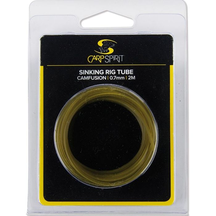 Tub Carp Spirit Sinking Rig Tube, Weed Green, 2m
