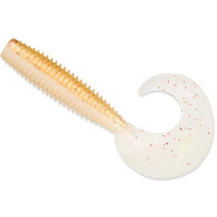 Storm Go-To Grub twister, GLWR Glowing Ruffe szín, 10 cm, 4 g, 4 db/bliszter