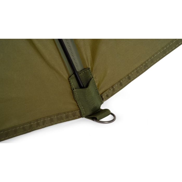 Umbrela Zebco Olive Green Brolly, Ø=220cm 4