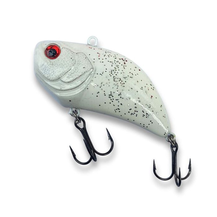 Wobbler Berti Poison Vibe Sinking, White Silver Flake UV, 5.5cm, 13g