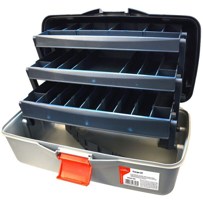 Carp Expert Neo 3-Tray horgászkellék-tartó doboz, 40x22x21cm 2