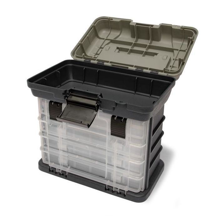 Valigeta Zebco Trophy Tackle Box Station, 26x28x18cm