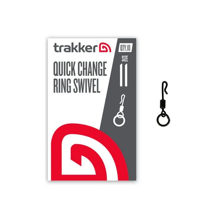 Vartej Rapid cu Inel Trakker Quick Change Ring Swivel, Nr.11, 10bucplic