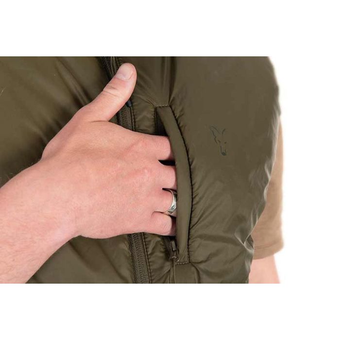 Vesta Fox Olive Quilted 100 Gilet 4