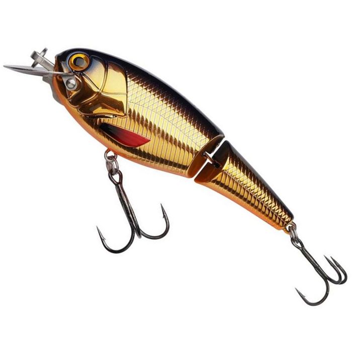 Abu Garcia Hi-Lo Jointed Floating wobbler, Gold Black Or, 9cm, 22g