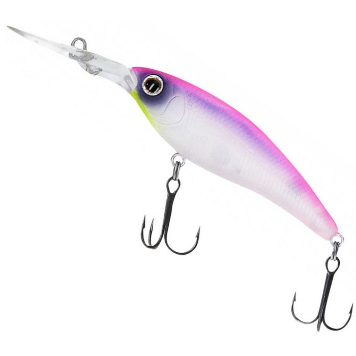 Daiwa Steez Shad Minnowbait wobler, matt rózsaszín lila, 6cm, 6.7g