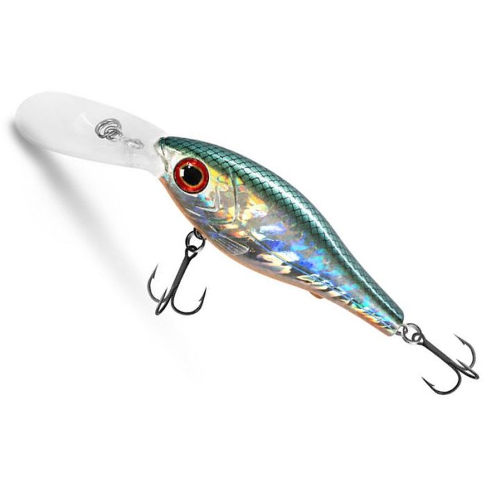 Delphin Wobby Crank-DP wobbler, lebegő, Mirror, 7 cm, 12 g