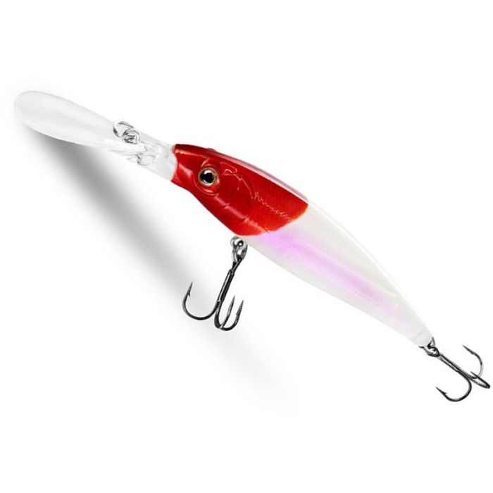 Delphin Wobby Jerk-DP függeszkedő wobbler, Redface, 9cm, 12.50g
