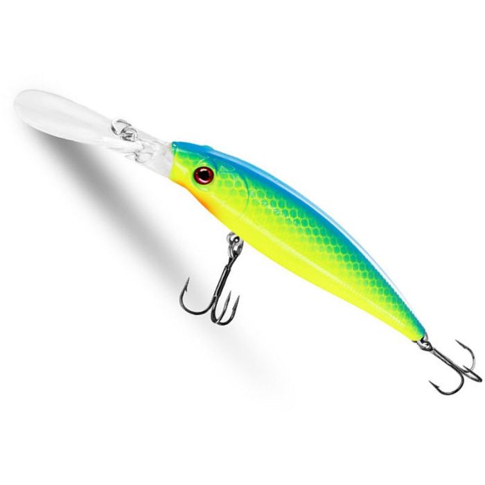 Delphin Wobby Jerk-DP wobbler, lebegő, Spring, 9cm, 12.50g