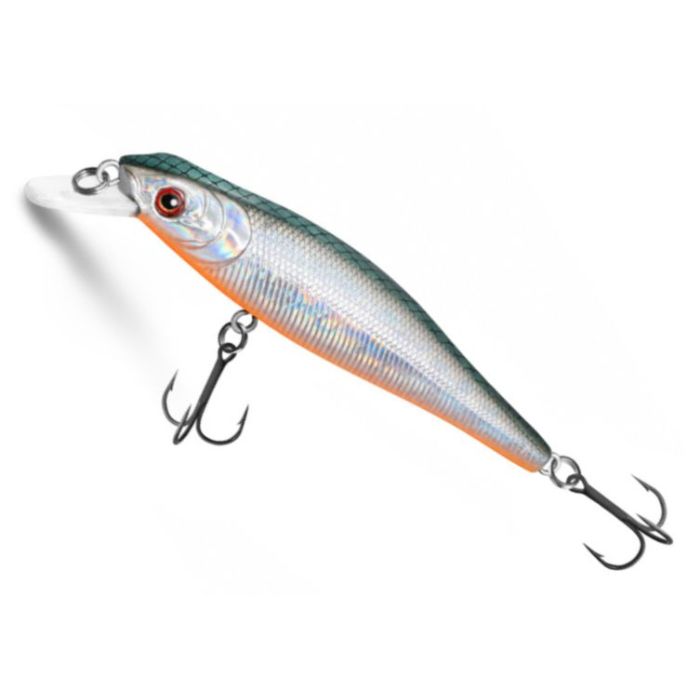 Wobblér Delphin Wobby Jerk-Sh, szín Mirror, 8cm, 6.50g